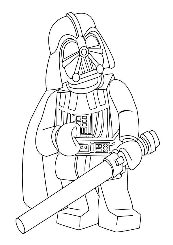 600x849 Darth Vader Coloring Pages Lego