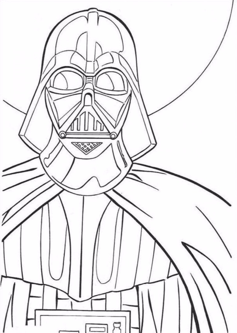 770x1080 Darth Vader Coloring Pages