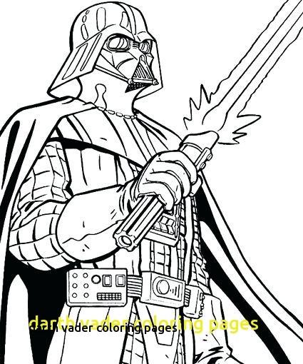 425x510 Darth Vader Coloring Pages