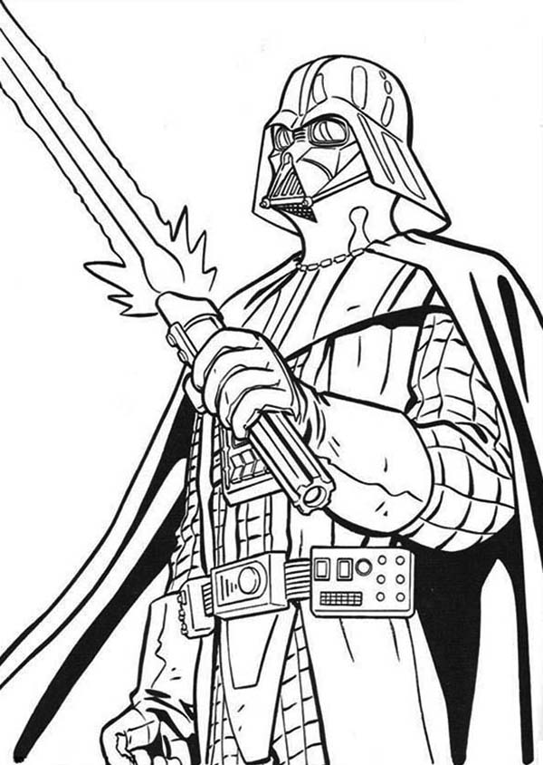 600x844 Star Wars Darth Vader Coloring Pages