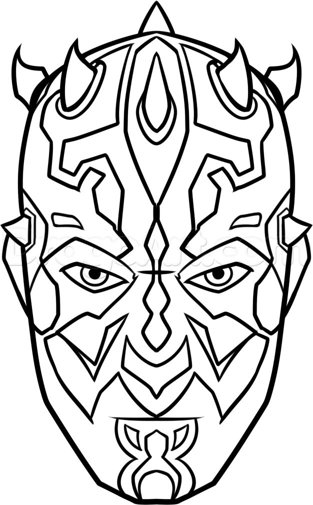 626x1010 Drawn Darth Vader Face