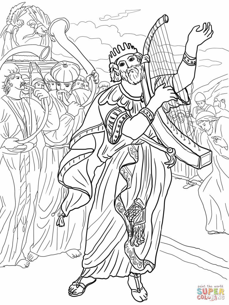 768x1024 Impressive David And Jonathan Coloring Page 31