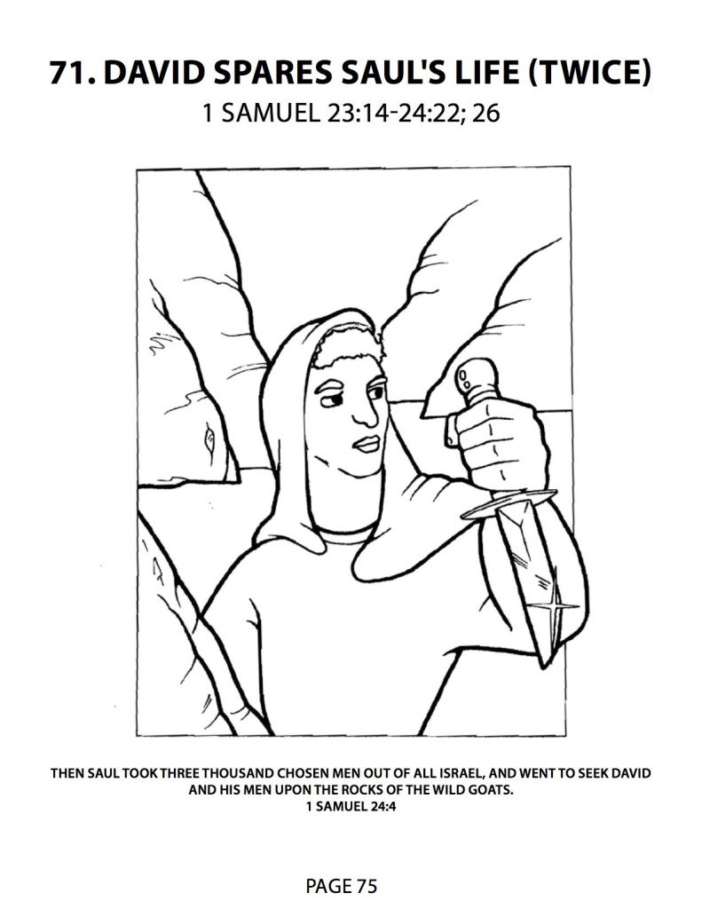 791x1024 Wonderful David And Jonathan Coloring Page 5