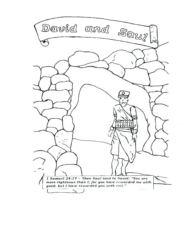 600x759 David And Jonathan Coloring Pages And Colouring Sheets Coloring