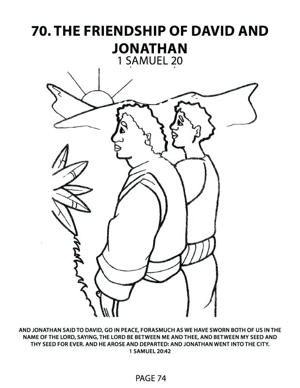 618x800 David And Jonathan Coloring Page And Coloring Page Coloring Page