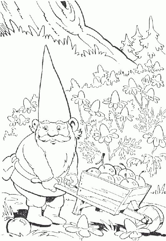 David The Gnome Coloring Pages