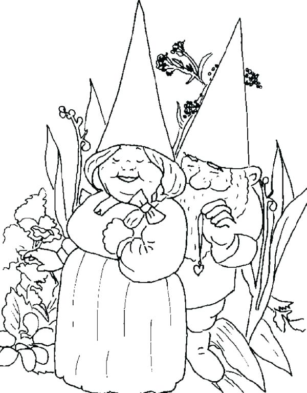 600x766 Gnome Coloring Pages Garden Gnome Coloring Pages Garden Gnomes