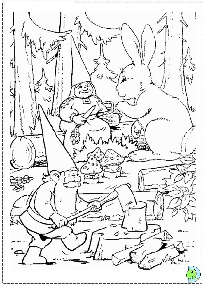 691x960 David The Gnome Coloring Pages