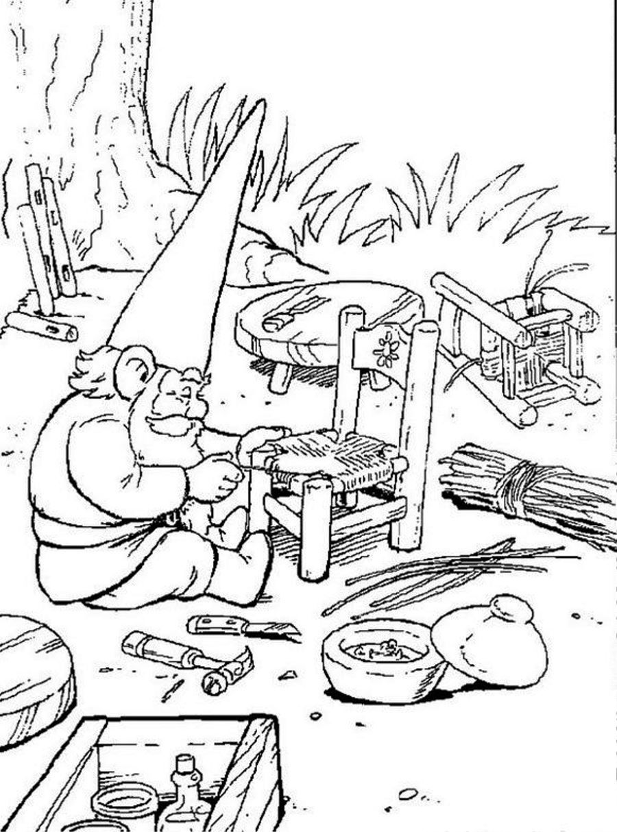 900x1214 David The Gnome Coloring Pages