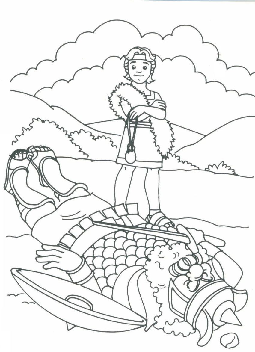 David The Shepherd Boy Coloring Pages