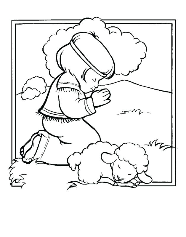628x800 David The Shepherd Boy Coloring Pages S S S David Shepherd Boy