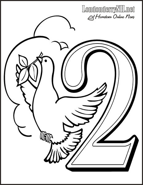465x600 Coloring Pages Twelve Days Christmas Bgcentrum Best Of 12