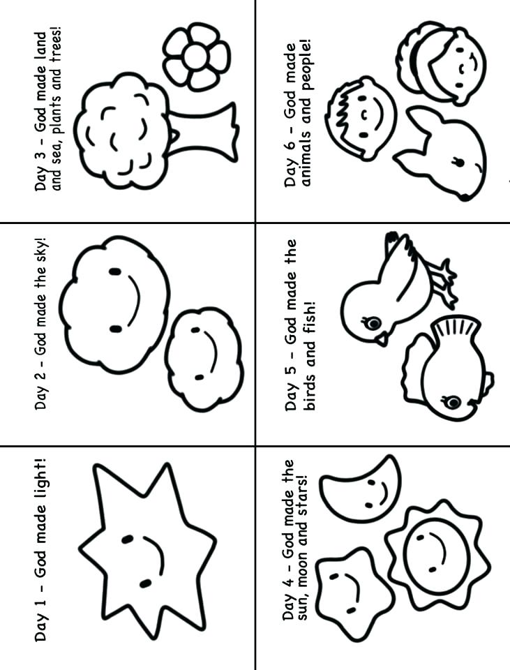 731x960 Lovely Creation Story Coloring Pages For Days Of Creation Coloring