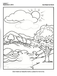 236x315 Creation Coloring Pages For Preschoolers Creation Genesis 11