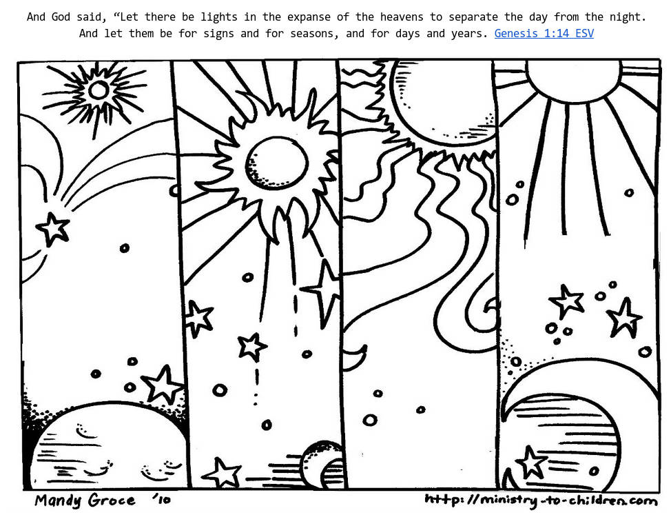 974x763 Printable Day And Night Coloring Pages For Preschoolers