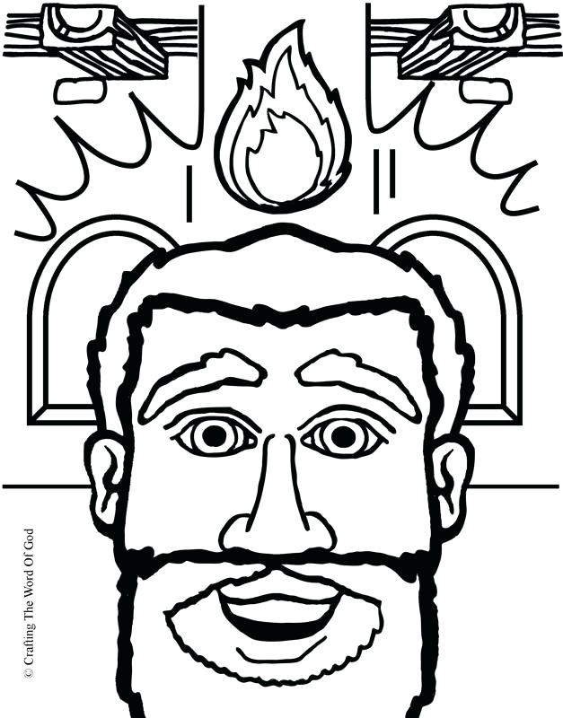 627x800 Pentecost Coloring Page The Day Of Peter Preaching At Pentecost
