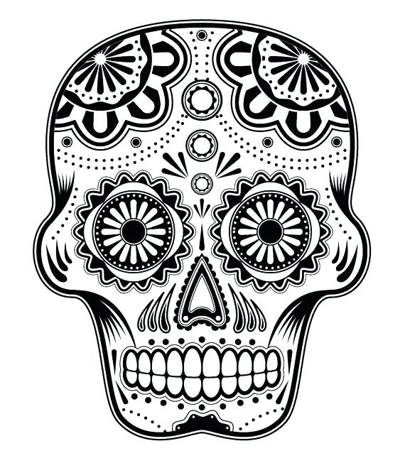 570x659 Free Printable Day Dead Coloring Pages Day Of The Dead Coloring
