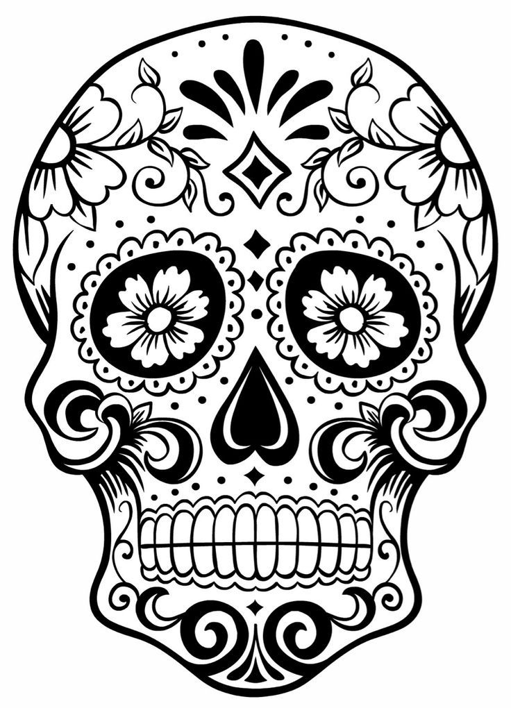 736x1020 Sugar Skulls Coloring Pages Inspirational Sugar Skull Colouring