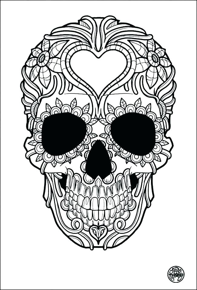 651x960 Day Of The Dead Coloring Sheets