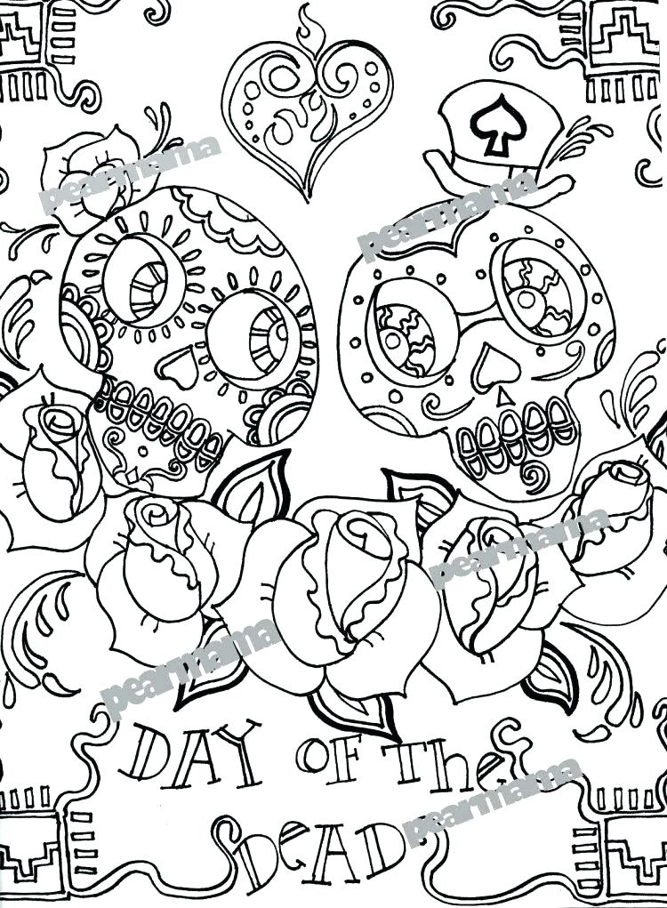 750x1021 Grateful Dead Coloring Pages Day Of The Dead Printable Coloring