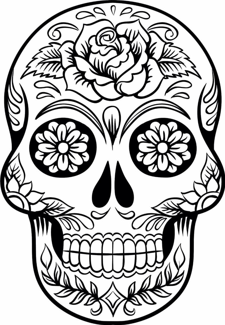 786x1136 Awesome Day The Dead Coloring Pages Free Free Coloring Pages