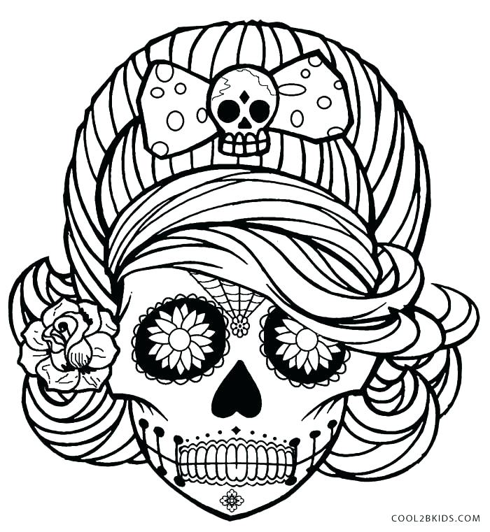 700x761 Day Of The Dead Coloring Sheets Also Day Dead Worksheets Skull