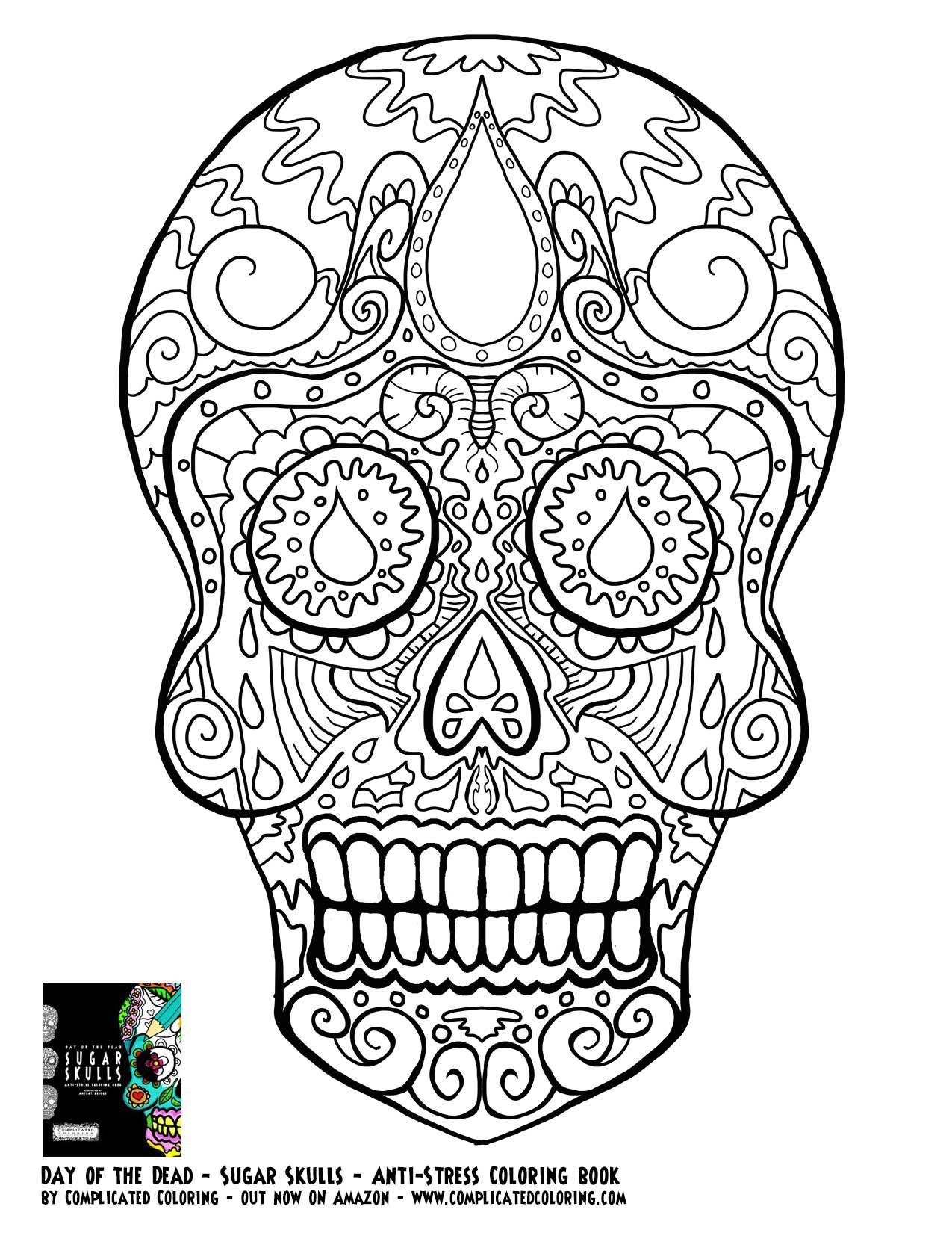 1275x1650 Best Of Day Of The Dead Dia De Los Muertos Sugar Skull Coloring