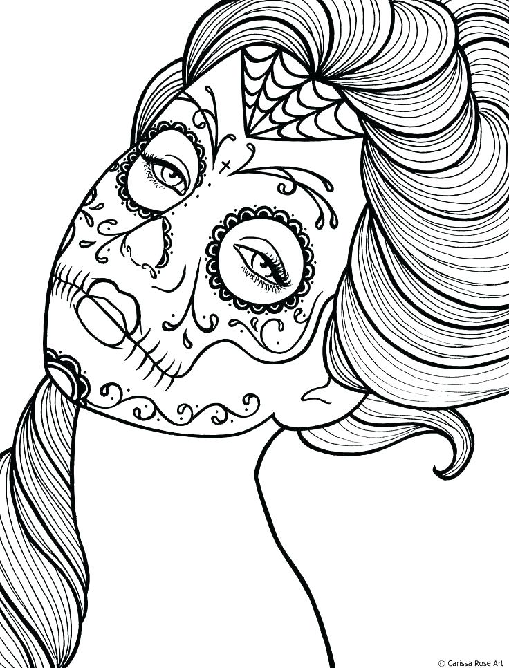 736x966 Dia De Los Muertos Coloring Pages Coloring Pages Dia De Los