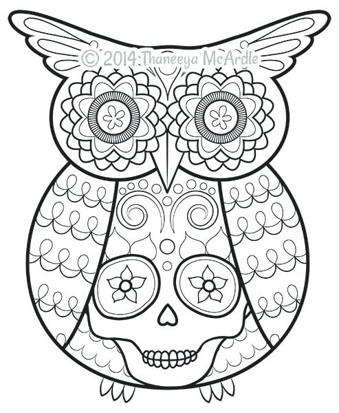 493x600 Day Of Dead Coloring Pages Ad Day Of The Dead Coloring Pages