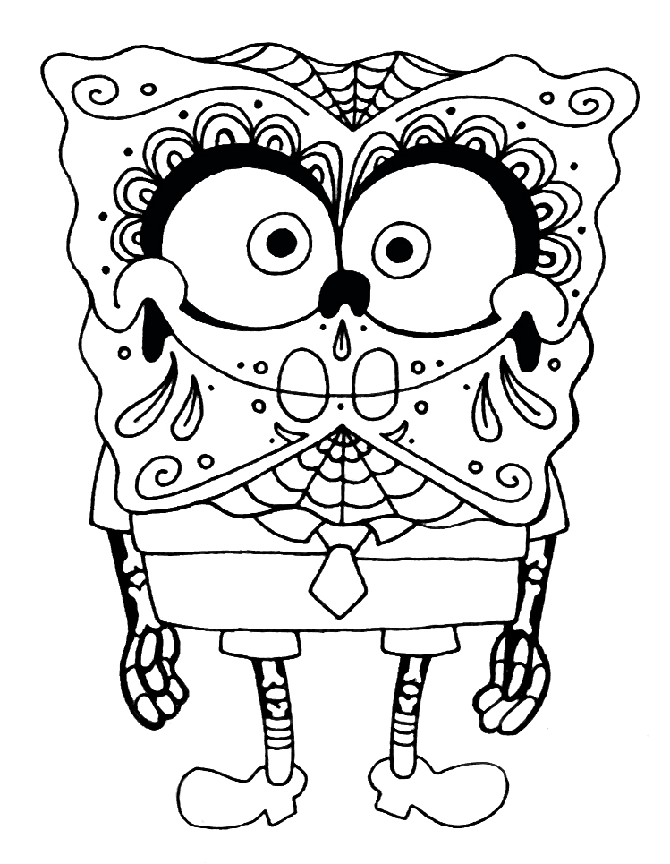 749x965 40 Free Printable Sugar Skull Coloring Pages, Sugar Skull Coloring