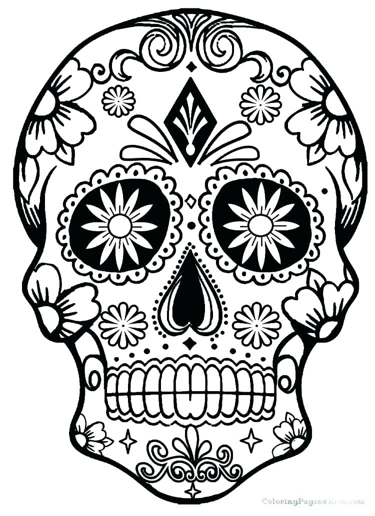 750x1033 Day The Dead Cat Coloring Pages And Sheets Other Free Day