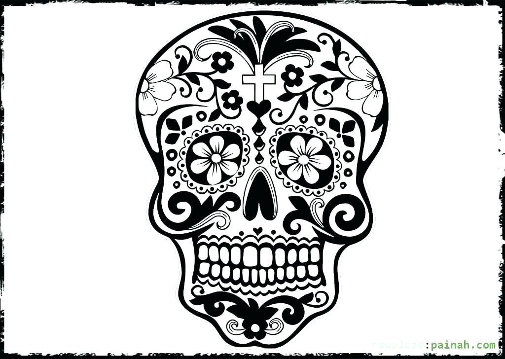 1024x728 Day Of The Dead Coloring Pages Day Of The Dead Coloring Page Day