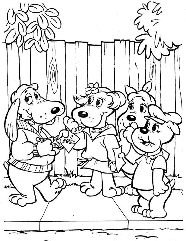 617x800 1980s Coloring Pages Poundpuppies 1980s Coloring Page Coloring