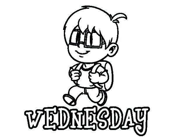 600x470 Days Of The Week Colouring Days Of The Week Coloring Pages