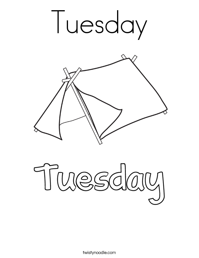 685x886 Days Of The Week Coloring Pages