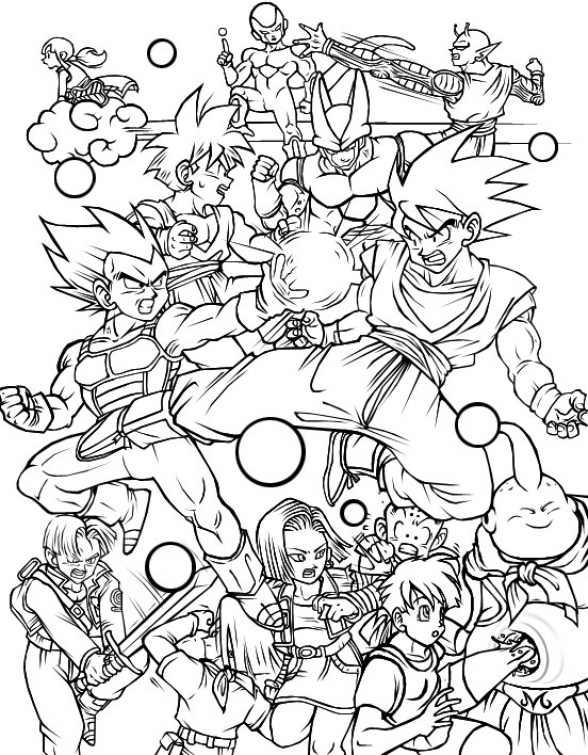 Dbz Coloring Pages