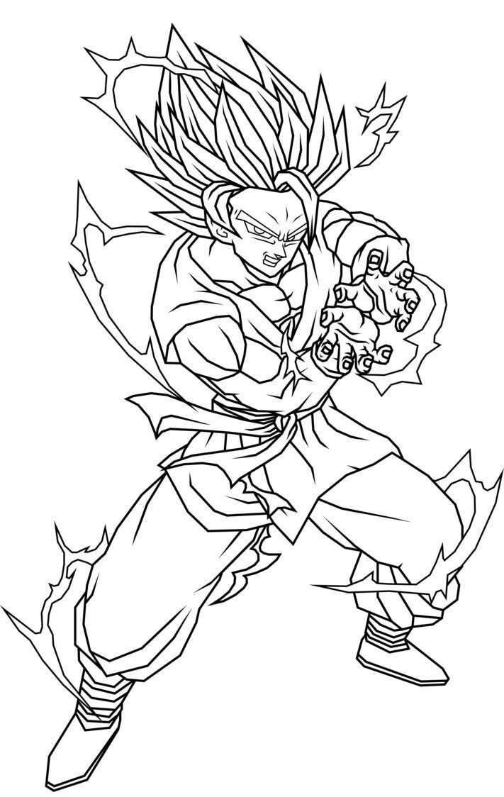 Dbz Coloring Pages Goku