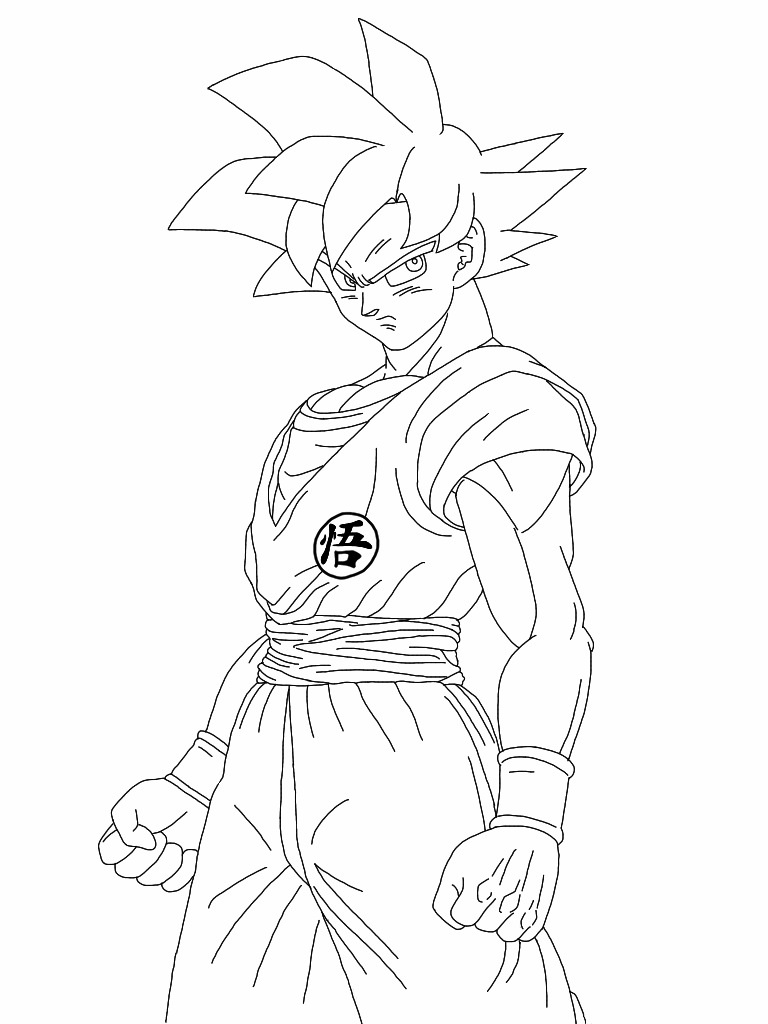 768x1024 Dragon Ball Z Coloring Pages Goku Super Saiyan God Coloringstar