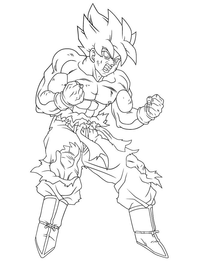 670x867 Dbz Color Pages Dragon Goku Color Pages