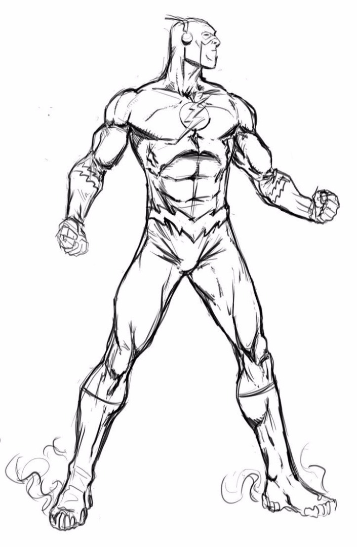 705x1080 Dc Comics Coloring Pages Comics Flash Coloring Pages Download
