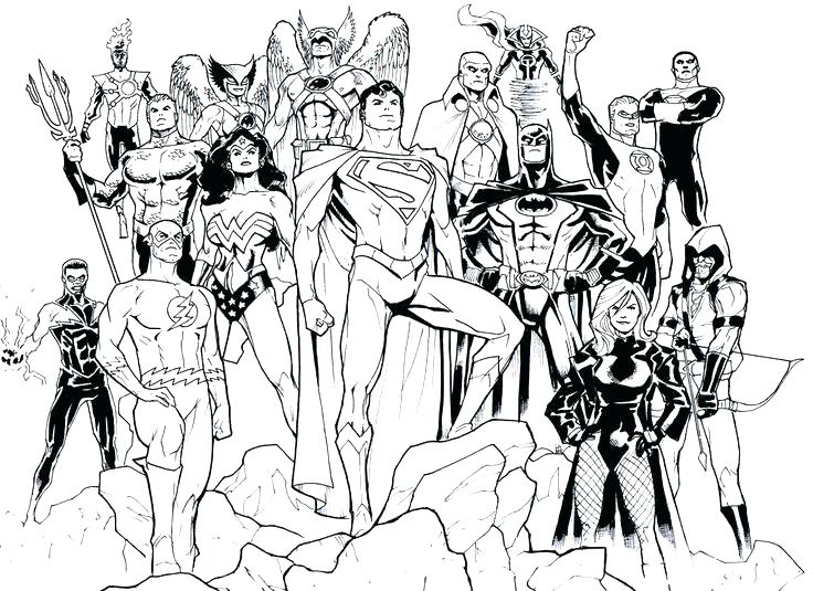 736x535 Breathtaking Justice League Coloring Pages Dc Coloring Pages Dc