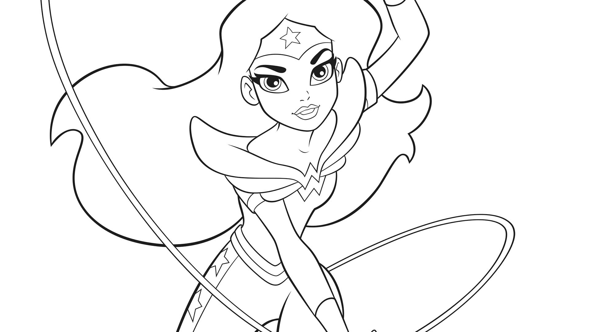 1920x1080 Dc Superhero Girls Coloring Pictures Printable Free Coloring Sheets