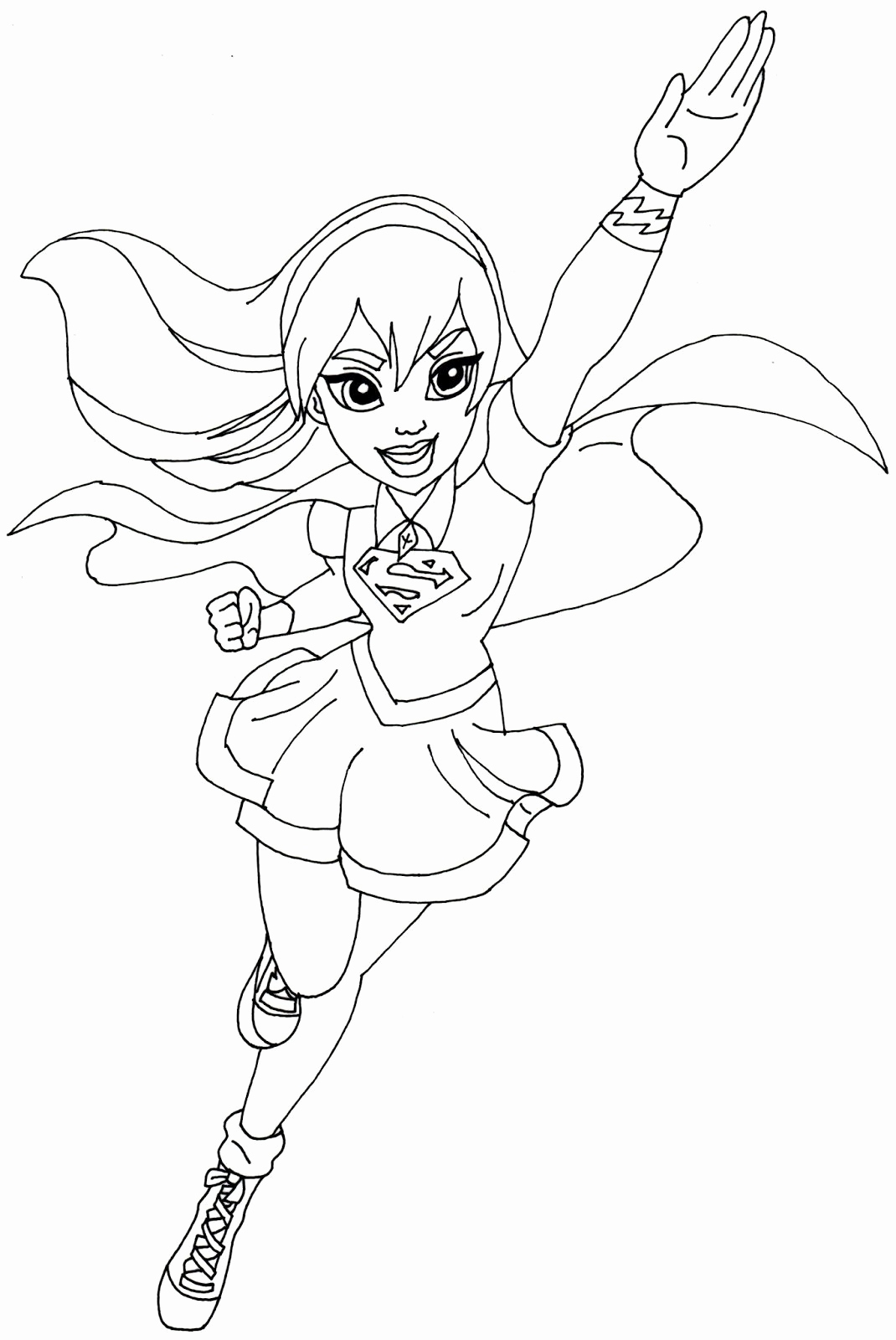 1070x1600 Free Superhero Coloring Sheets Fresh Attractive Dc Superhero Girls