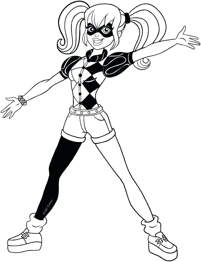 763x992 Lego Girl Coloring Pages Girl Coloring Pages Dc Superhero Coloring