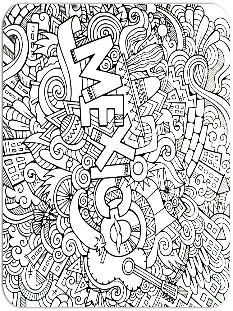 750x1000 Anti Stress Coloring Pages For Adults. Free Printable Anti Stress