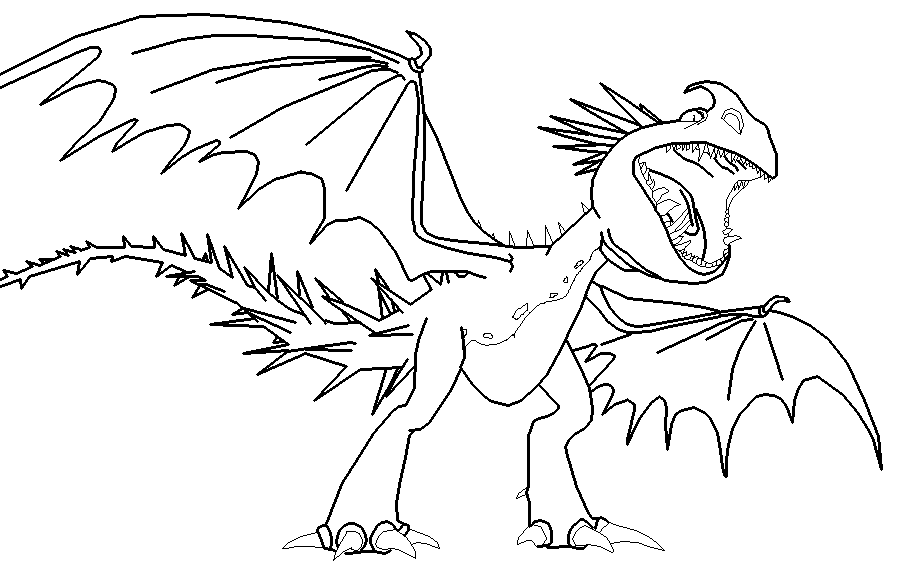 900x576 Deadly Nadder Coloring Pages