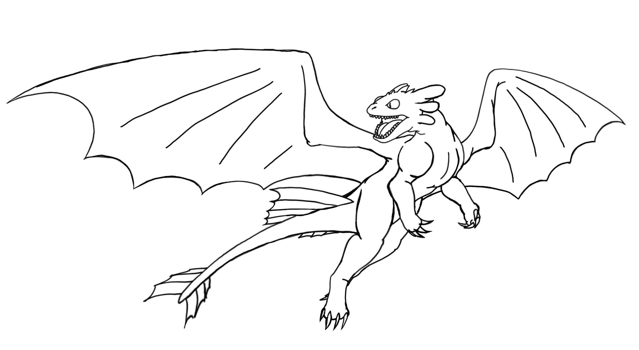 2067x1131 Fascinatingothless The Dragon Coloring Pages Pics For How