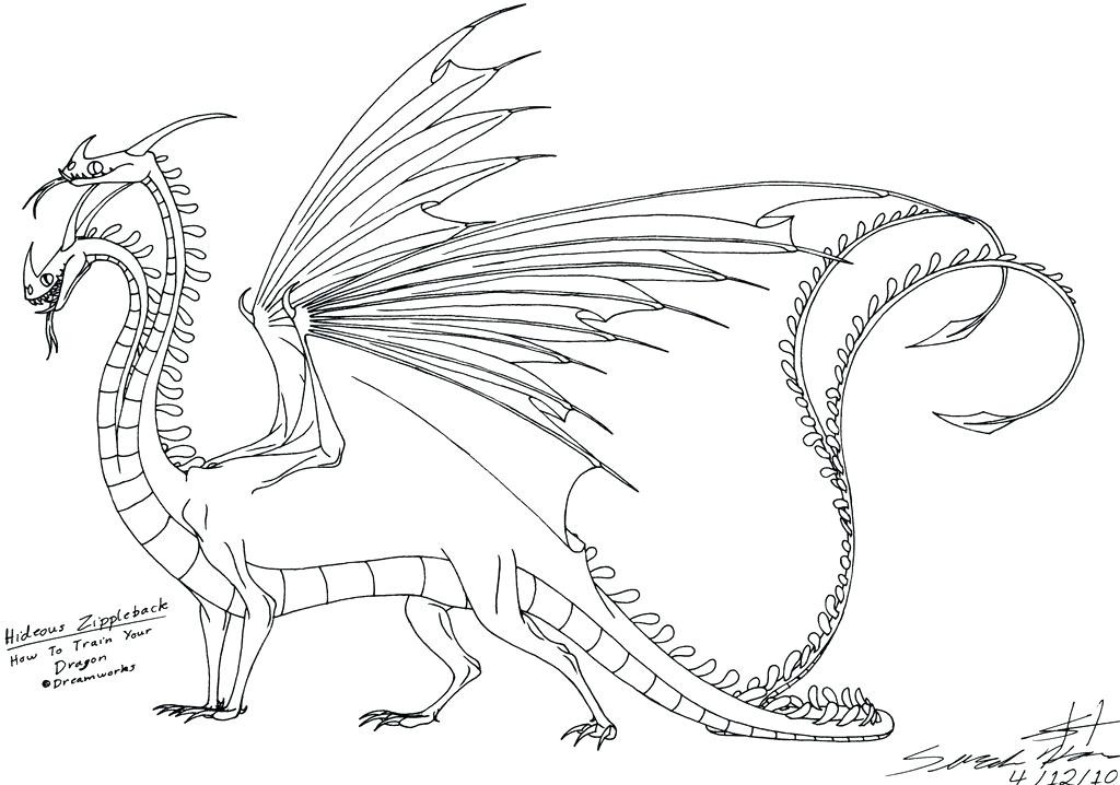 1024x718 Hideous Zippleback Coloring Pages Beautiful Deadly Nadder Coloring