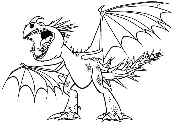 600x429 How To Train Your Dragon Stormfly Drawing