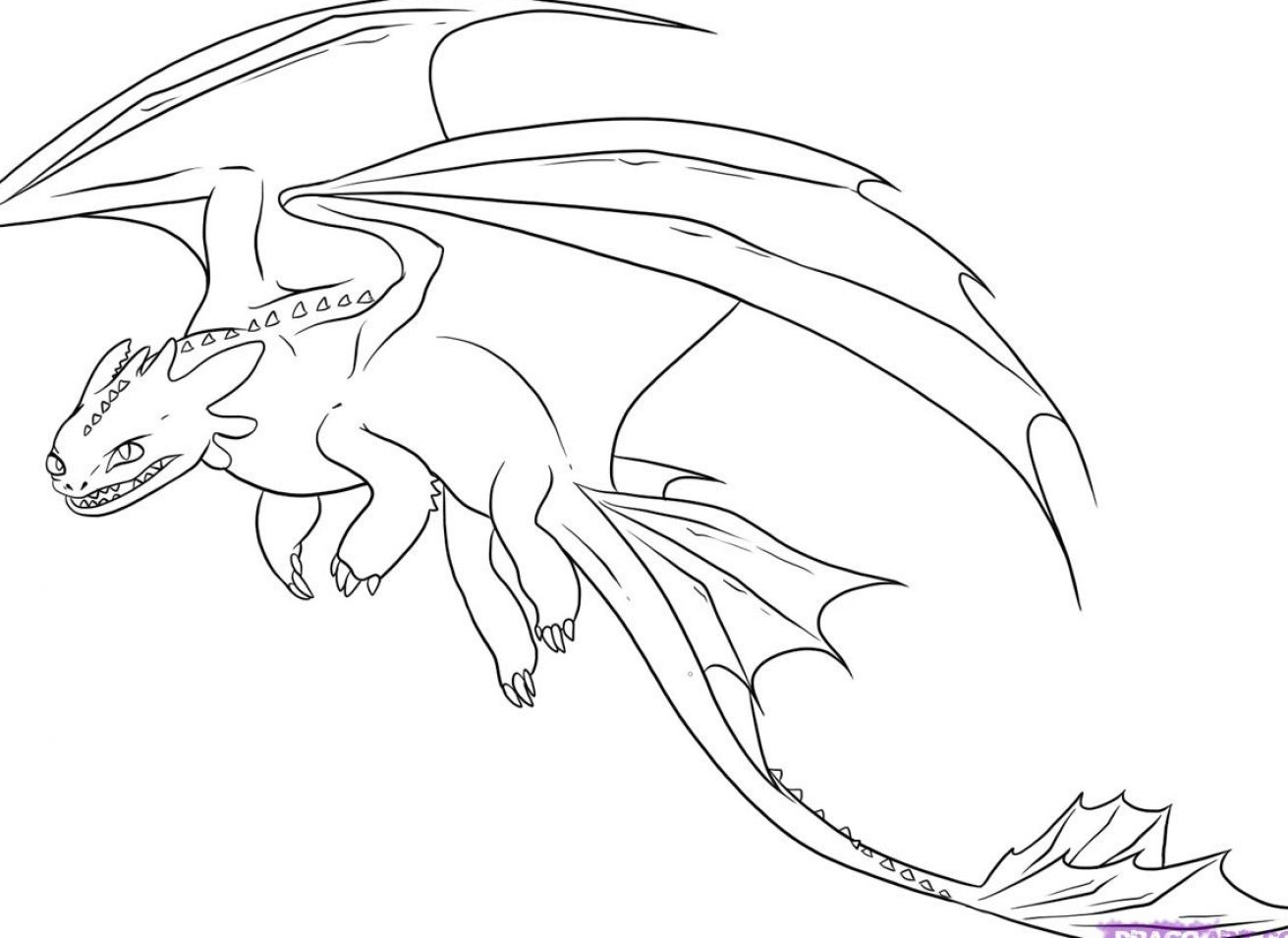 1311x955 How To Train Your Dragon Coloring